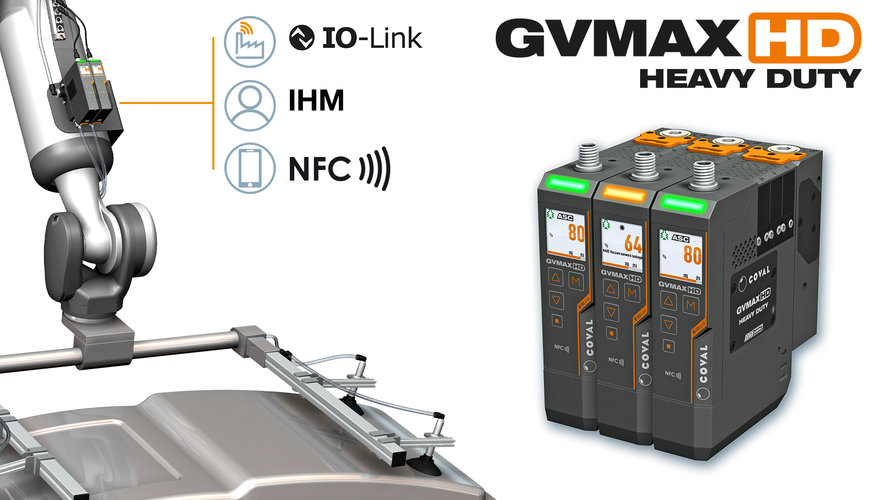 Coval GVMAX HD, versatile vacuum for every branch of industry